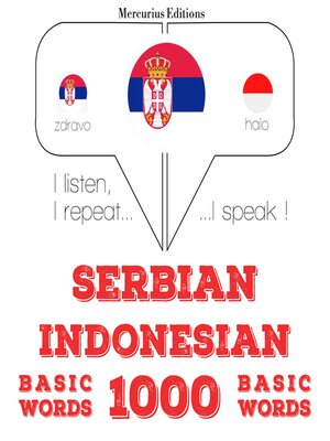cover image of 1000 битне речи Индонезијски